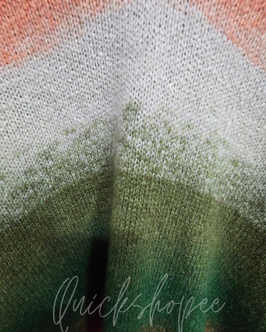Pull femme - Tricot colorisé